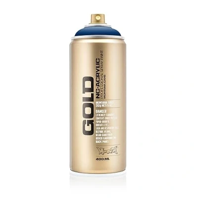 Image of Montana Gold Spray Can 285714, 400ml, Shock Colour Dark Blue, Gld400 s5020