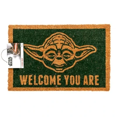 Image of Out of the blue Star Wars Yoda Door Mat 60 x 40 cm with Header Card for Hanging