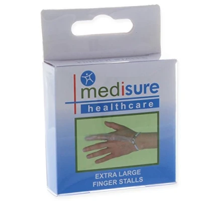Image of Extra Large Plastic Finger Stall Medisure First Aid Cot
