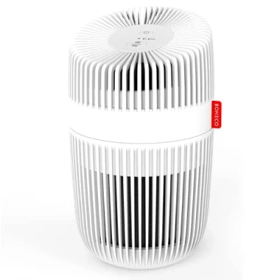 Image of Boneco P130 Air Purifier, Triple Action Purification, Removes Pollen, Smoke and Fine Dust, 360 Pre Filter with HEPA Filtration, Ionizer UV C light, for Small Rooms up to 15m² White