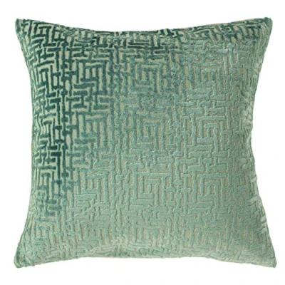 Image of Paoletti Delphi Feather Filled Cushion, Rust, 45 x 45cm