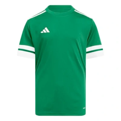 Image of adidas Unisex Kids SQUADRA25 Jersey Short Sleeve Kids, Team Green/White, 5 6 Years