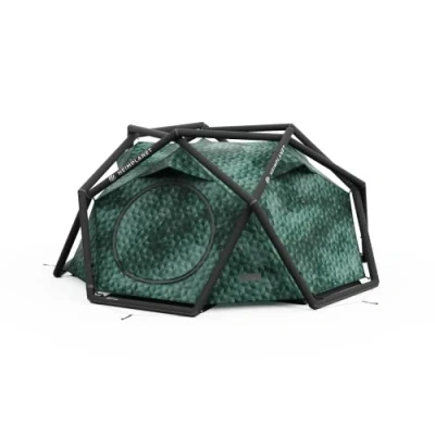 Image of HEIMPLANET Original The CAVE V2, 2 3 Person Tent Inflatable Camping Outer and Floor 5000mm No Poles Required Supports 1% for Planet (Cairo Camo)