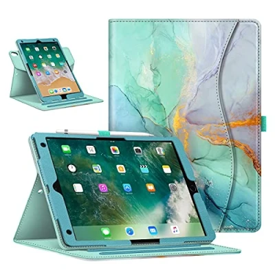 Image of Fintie Case for iPad Air (3rd Generation) 10.5 Inch 2019 / Pro 2017 [Corner Protection] 360 Degree Rotating Smart with Pencil Holder, Auto Sleep/Wake