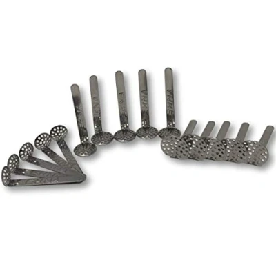 Image of EKNA Hanging Strainers Stainless Steel Set 12 mm 15 18 5 x Bong Sieves Pipe Pack of