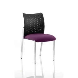 Image of Academy Visitor Chair Purple Colour Seat Without Arms KCUP0016