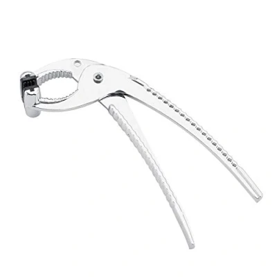 Image of Aramox Pan Gripper,Zinc Alloy Oven Clip Pliers Anti Slip Grip Grabber for Hot Pot Plate Baking Tray Dish