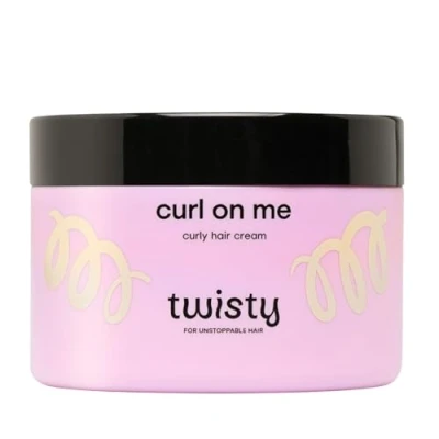 Image of Twisty curl On Me cream Styling hair for Natural Curls 250 ml Curly Care Products Hydration enhancement Anti frizz Moisturizing Nourishing Lightweight
