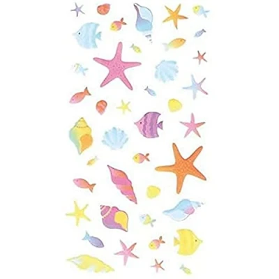 Image of Artemio 3D Puffies Stickers Mermaids &amp; Shells