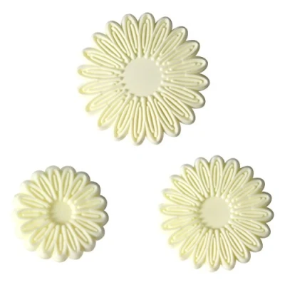 Image of JEM Small Multi Petal Daisy Gerbera Cutters, Set of 3