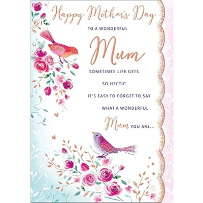 Image of Regal Publishing Mother&#039;s Day Card Mum 10 x 7 inches