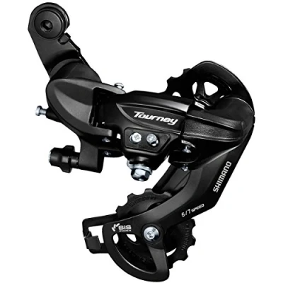 Image of Shimano Tourney TY300 6/7 Speed Rear Derailleur with Dropout Claw Hanger