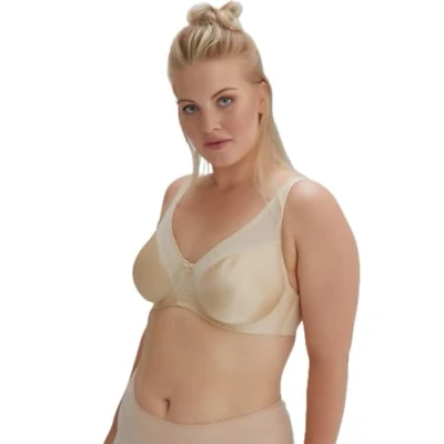Image of Dagi Women&#039;s Minimiser Minimizer Bra, Beige, 34D