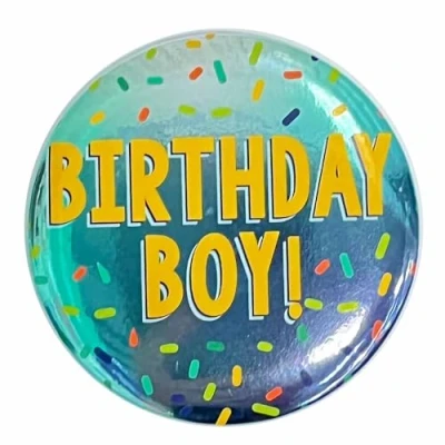 Image of amscan 9912100 BIRTHDAY BOY BADGE CONFETTI