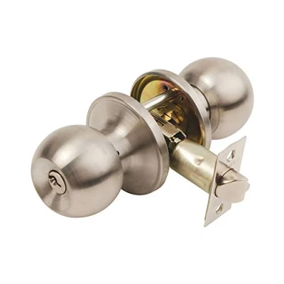 Image of Excel Architectural Entrance Bala Knobset with Adjustable Latch, Satinless, Satin Stainless Steel