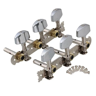 Image of BQLZR Classical Guitar Tuning Pegs Tuner with Chrome