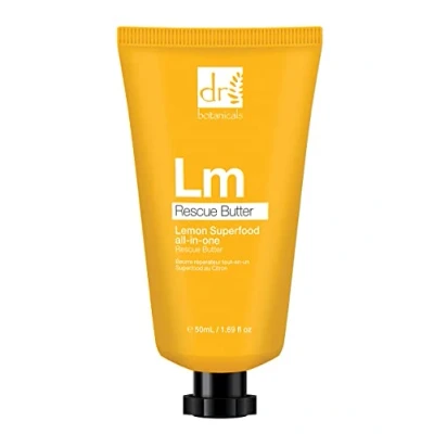 Image of Dr Botanicals Lemon Rescue Body Butter 50ml A Rich, Lemon, Zesty for the Face, Hands, and Feet Great Dry Skin Patches
