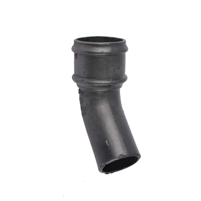 Image of Saint Gobain Classical Cast Iron Downpipe 135dg Bend 75mm Black Pam Building Products
