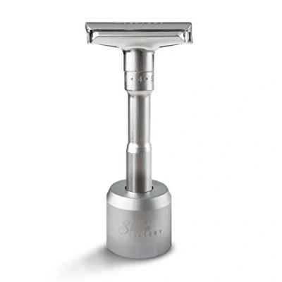 Image of The Shave Factory Premium Adjustable Safety Razor with Stand