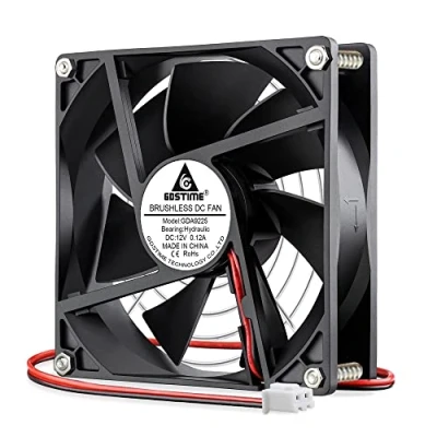 Image of GDSTIME 12V Fan 92mm PC 92 x 25mm Computer Case 2000 RPM DC Brushless Cooling 9CM Axial For Router Cabinet Playstation Projector DVR