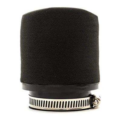 Image of 48mm 50mm Pitbike Dirtbike Pod Style Air Filter Black High Flow Performance Double Foam Straight Neck