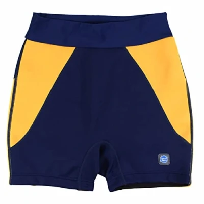 Image of Splash About Adult&#039;s Jammers, Navy/Yellow, Small (Waist 64 76 cm)