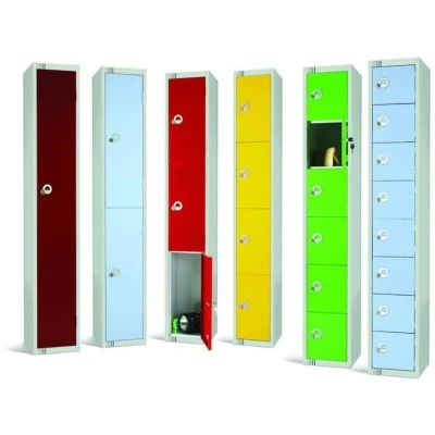 Image of Signs &amp; Labels 6 Compartment Locker Green 1800 x 600 600mm