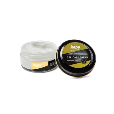 Image of Kaps Shoe Care Cream, Intensive Leather and Nourishing, Delicate (119 pale gray)