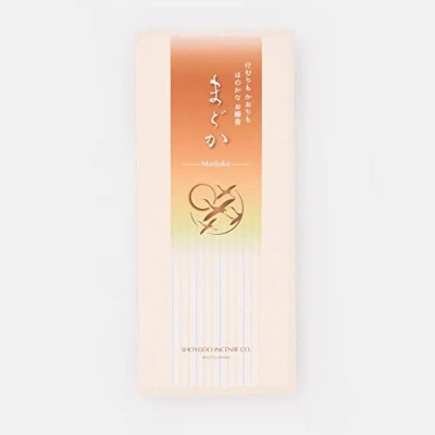 Image of Zen Minded Shoyeido Madoka Chiffon Japanese Incense Low smoke 100% Natural Frankincense, Sandalwood &amp; Herbs 165 Sticks in Recycled paper Box