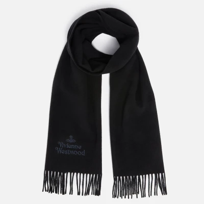 Image of Vivienne Westwood Unisex Scarf, Size: One Size, Black