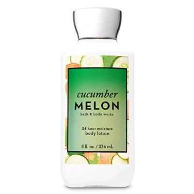 Image of Bath &amp; Body Works CUCUMBER MELON Shea Vitamin E Lotion 8 oz / 236 mL