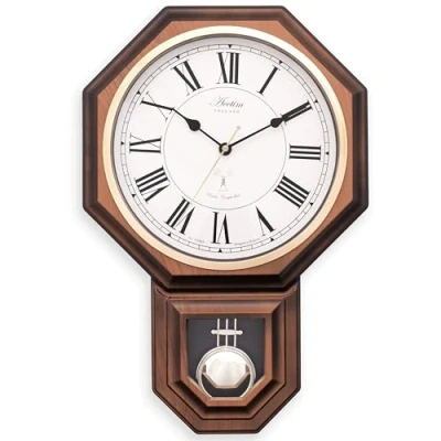 Image of Acctim Yarnton Dark Wood Clock