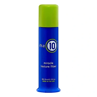 Image of It’s a 10 Haircare Miracle Fibre Texture, Reduces Frizz, Lightweight Texture Spray, Humidity Resistant, Adds Shine, Non Greasy, 88ml