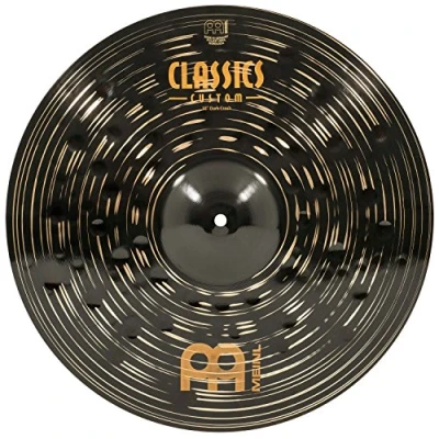 Image of Meinl Cymbals Classics Custom Dark Crash Cymbal 18 inch (Video) for Drum Set (45,72cm) B12 Bronze, Finish, Made in Germany (CC18DAC)