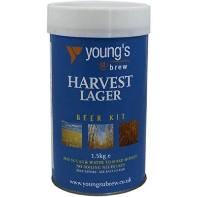 Image of Youngs Harvest Lager Kit Makes 40 Pints! Home Brew Beer