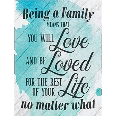 Image of OWN4B Cross Stitch Kits Stamped, Warm Inspirational Sentences Printed Pattern 11CT 14.2x18.1 inch DIY Embroidery Kit (Quotes)