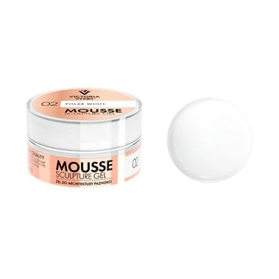 Image of Victoria Vynn Thixotropic MOUSSE SCULPTURE GEL 15ml Nails Building Extension (02 Polar White)