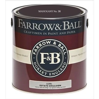 Image of Farrow and Ball Estate Emulsion, Mahogany No. 36 2.5L