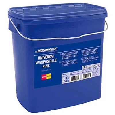 Image of Holmenkol Unisex Adult Universal Wax Pastille Pink Ski Wax, 5 kg