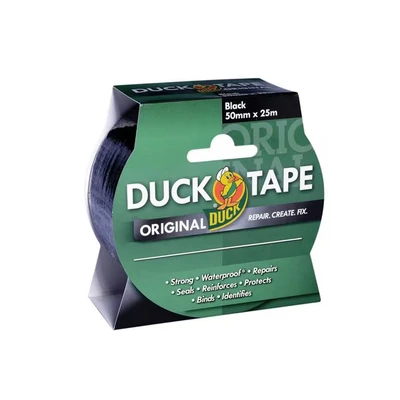 Image of Shurtape Duck Tape Original 50mm x 25m Black SHU211109