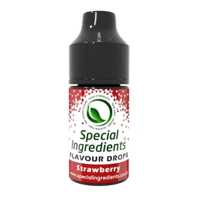 Image of Strawberry Flavour Drop 1 Litre Highly Concentrated Versatile Food Flavouring Vegan, Non GMO, Gluten Free