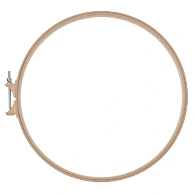 Image of Elbesee 35 cm x 20mm deep Wood Hoop 14&quot; 3/4&quot;, beech Brown, 37 5 2