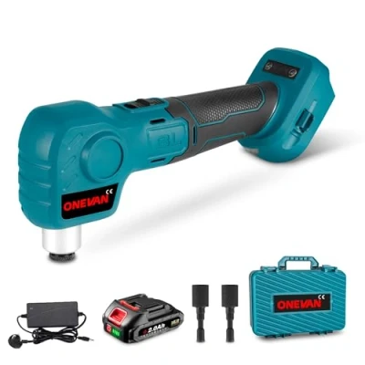 Image of Cordless Auto Hammer with a 2 Speed Forward Mode for Driving Screws efficiently and Reverse Removing Them, Drilling in Wood Soft Metals