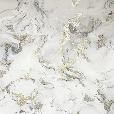 Image of DecorSave Arthouse Bahia Marble Mono Gold Wallpaper 923001 Metallic Granite Stone Effect