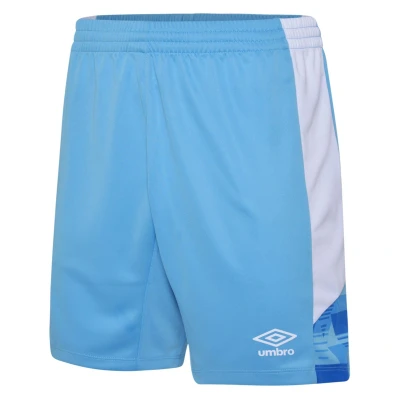 Image of Umbro Mens Vier Shorts (Sky Blue/White) Size Large