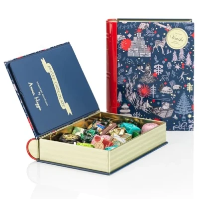 Image of Venchi Christmas Collection Large Gift Book With Assorted Chocolates, 355 g Great Idea Gluten Free