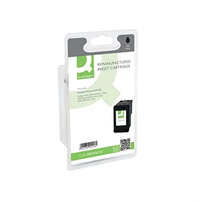 Image of Q Connect HP 301 Remanufactured Black Inkjet Cartridge CH561EE