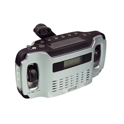 Image of POWERplus Lynx Solar, Dynamo AM/FM Radio with integrated Flashlight