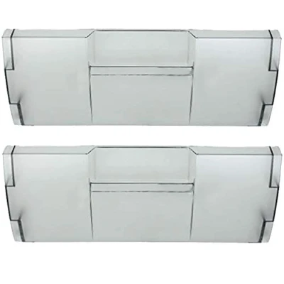 Image of SPARES2GO Basket Drawer Drop Down Flap for Howdens Lamona Fridge Freezer (Pack of 2)