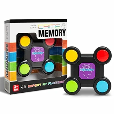Image of PMS 331065 Light And Memory Game Battery Operated With Try Me Awesome Kid&#039;s Toys 1pc. Accessory, Multicolor